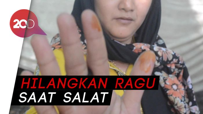 Di TPS Ini, Habis Nyoblos Celup ke Ekstrak Kunyit