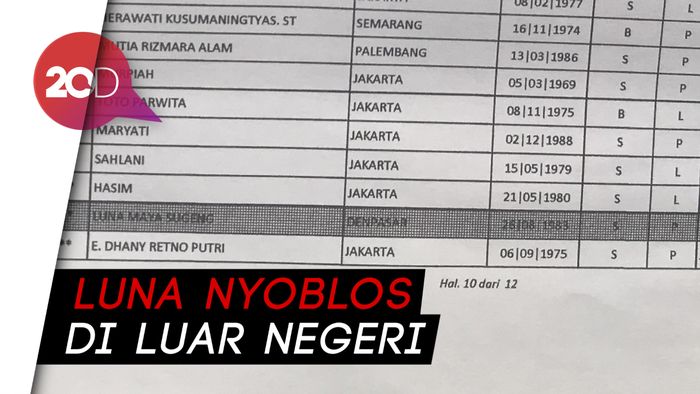 Duh! Status Luna Maya di TPS Ditulis Menikah