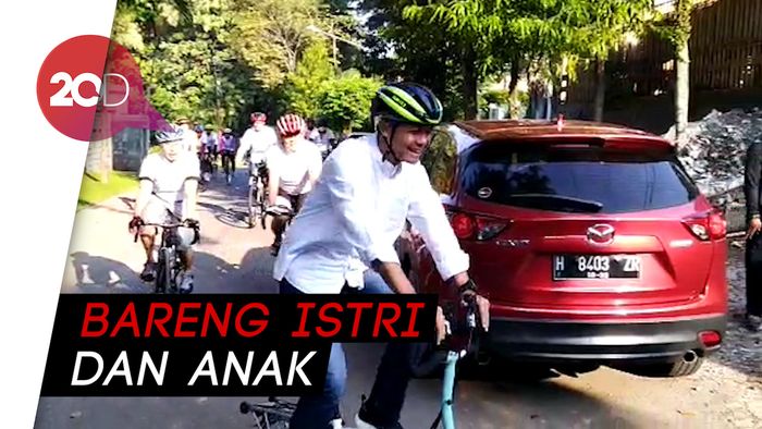 Ganjar Gowes ke TPS: Pemilu Ini Meriah dan Menyenangkan