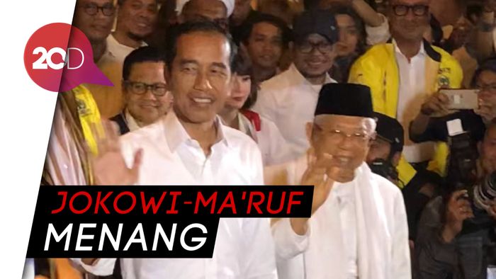 Jenggala Center: Jokowi-Maruf 54,81%, Prabowo-Sandi 45,19%