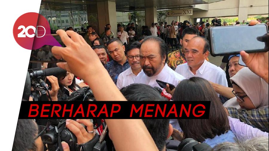 Jokowi Unggul di Quick Count, Surya Paloh Berharap Lanjut Terus