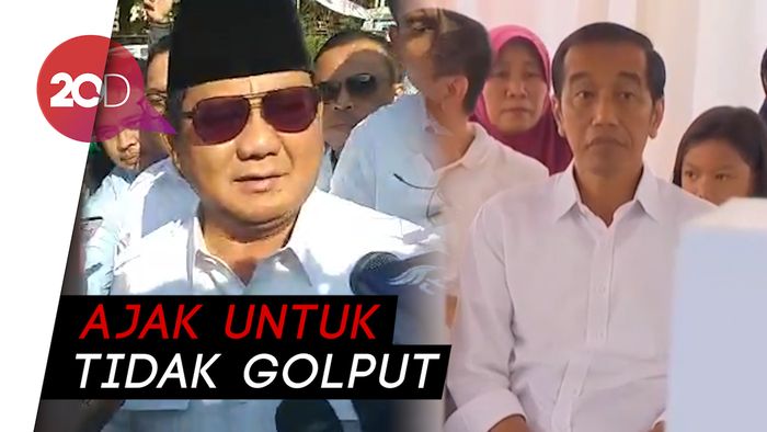 Kacamata Hitam Prabowo dan Kemeja Putih Jokowi
