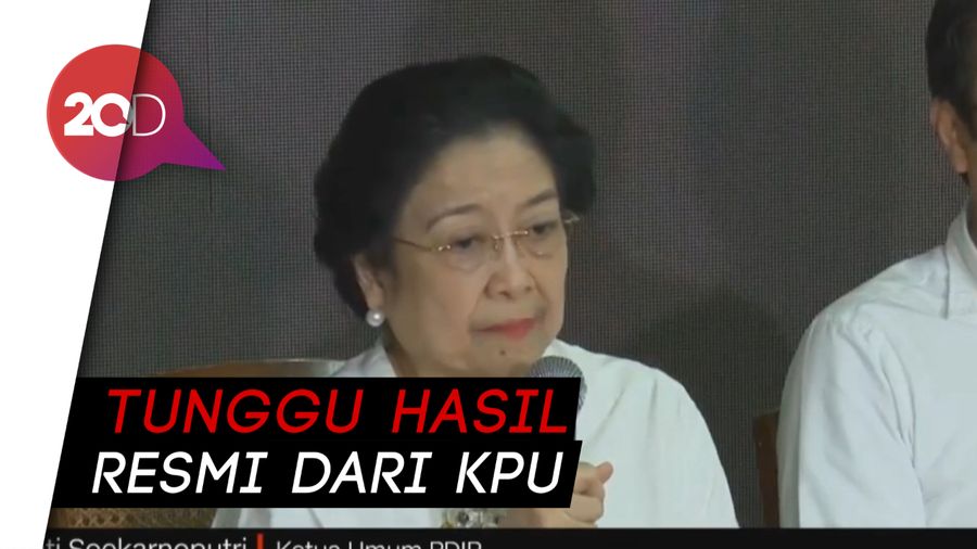 Megawati: Jangan Keluarkan Hasil yang Belum Resmi dari KPU