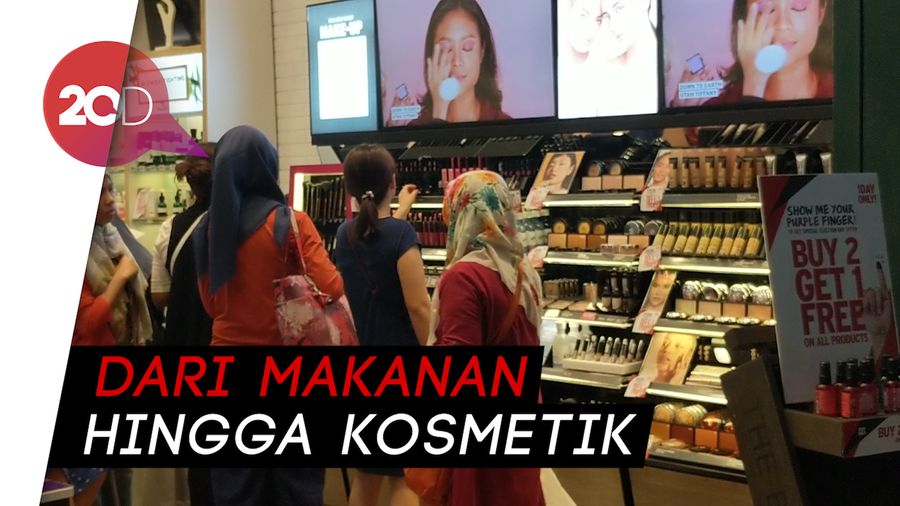Melihat Antusiasme Para Pemburu Diskon Jari Bertinta