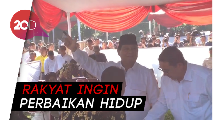 Prabowo Optimistis Menang: Rakyat Menghendaki Perubahan