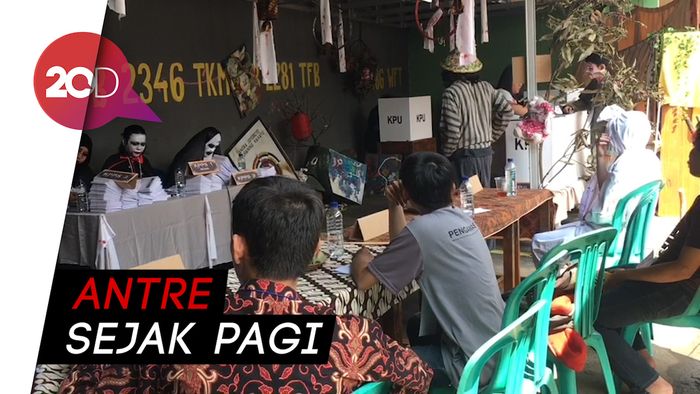 Warga Malah Semangat Penuhi TPS Horor