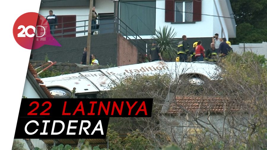 Bus Pariwisata Kecelakaan di Madeira Portugal, 28 Orang Tewas