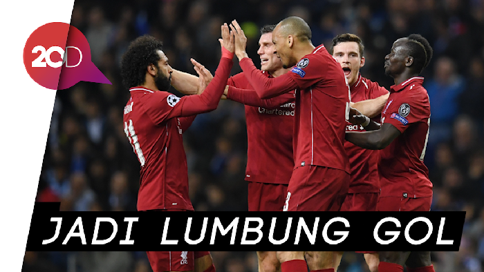 Liverpool Singkirkan Porto dengan Telak