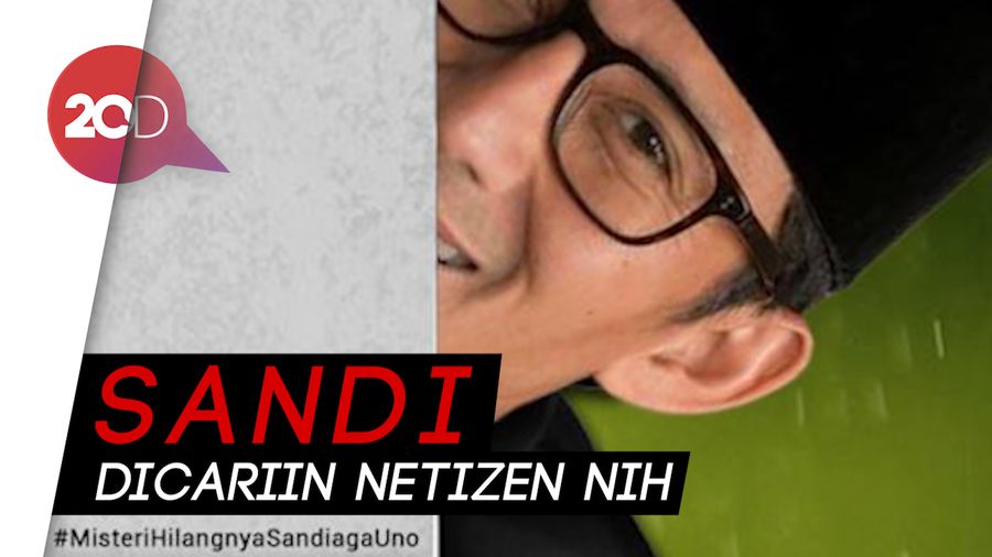 Sandi Dicari, #MisteriHilangnyaSandiagaUno Trending di Twitter