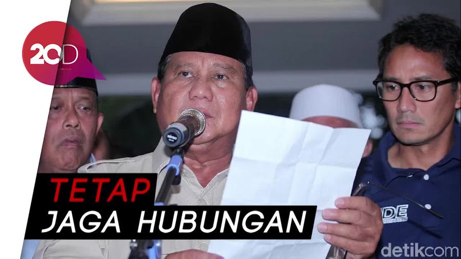 Prabowo Sebut Belum Ada Utusan Jokowi: Hubungan Saya Baik dengan Beliau