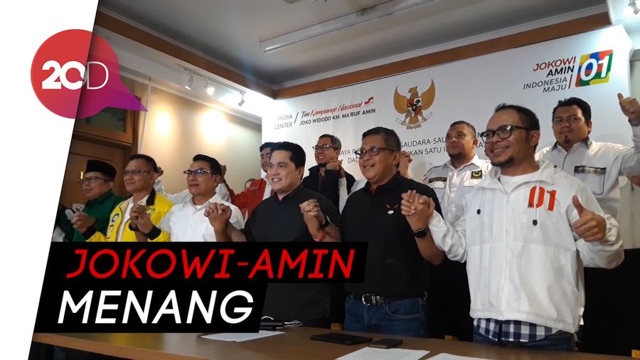 TKN: Terima Kasih Rakyat Indonesia Sudah Pilih Jokowi-Amin