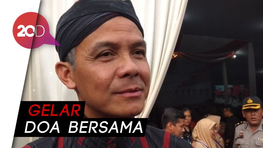 Bareng Anak Yatim, Ganjar Syukuran Pemilu Damai