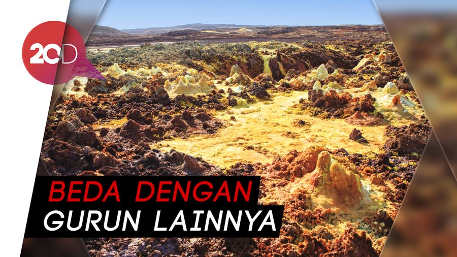 Danakil, Gurun yang Dijuluki Tanah Alien