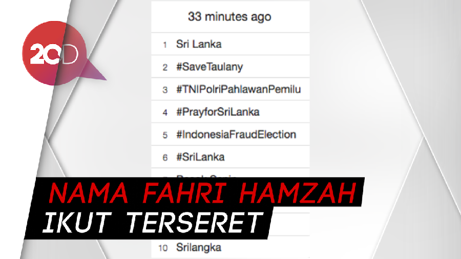 #ErintaulanySakitJiwa VS #SaveTaulany di Trending Topic Twitter