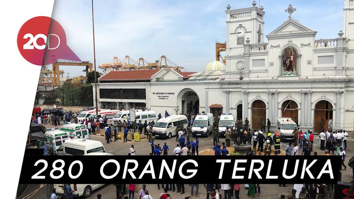 Ledakan Hantam 3 Gereja di Sri Lanka, Puluhan Orang Tewas