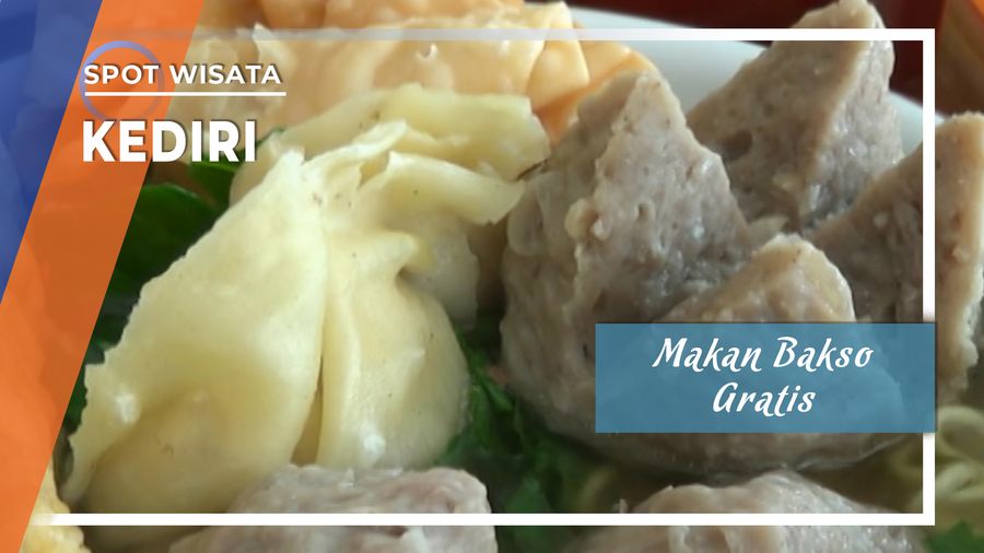 Makan Bakso Gratis, Kediri