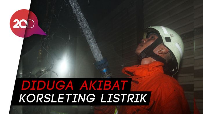 Ada 2 Kios yang Terbakar di Pasar Tanah Abang