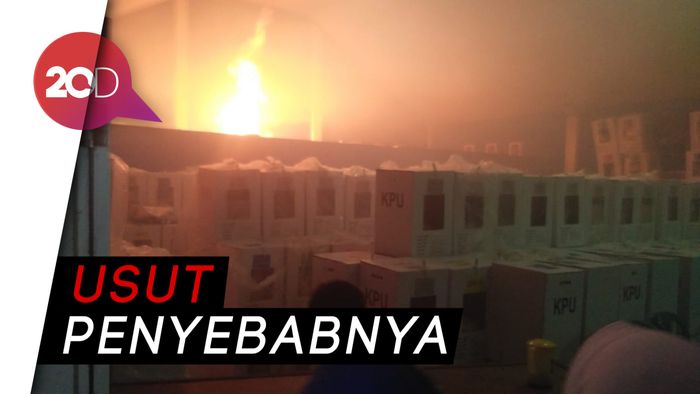 Gudang Kotak Suara Terbakar, KPU: Serahkan ke Polisi