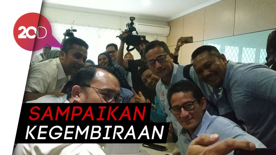 Ngevlog Bareng Tim BPN, Sandiaga: Perjuangan Belum Selesai