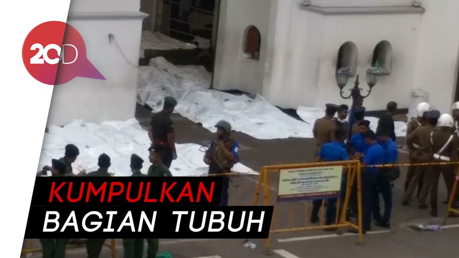  Polisi Mulai Identifikasi Korban Ledakan Bom Sri Lanka