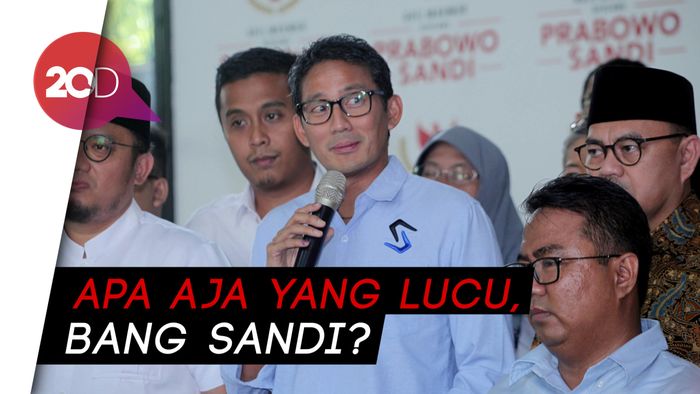 Sandiaga Sebut 3 Hari Terakhir Banyak Berita yang Lucu-lucu