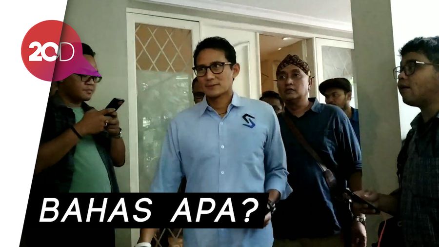 Sandiaga dan Gatot Nurmantyo Merapat ke Kediaman Prabowo