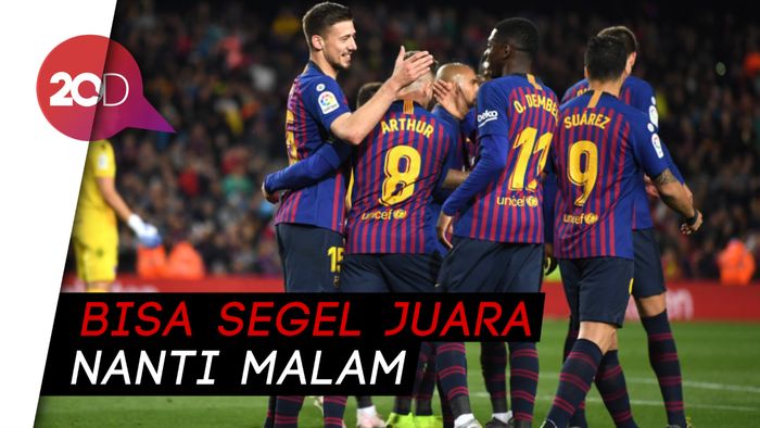 Barcelona di Ambang Titel Juara La Liga