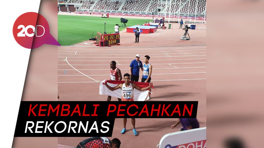 Lalu M Zohri Raih Perak di Kejuaraan Atletik Asia 2019