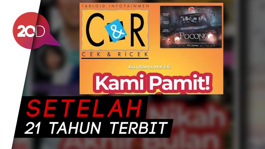 Tergerus Serangan Online, Tabloid Cek & Ricek Berhenti Cetak