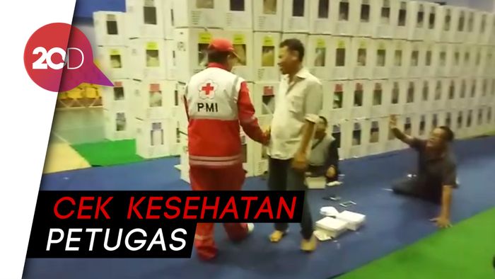 Banyak Petugas Pemilu Meninggal, Relawan PMI Bergerak 