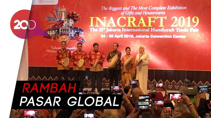  Jokowi Dorong Pameran Kerajinan Merangsek ke Eksosistem Online