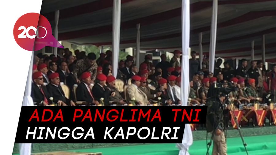 Prabowo Turut Hadir di HUT Kopassus ke-67