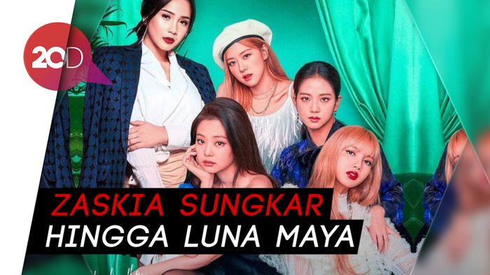 Reaksi Selebriti Lihat Nagita Slavina Unggah Foto Bareng BLACKPINK