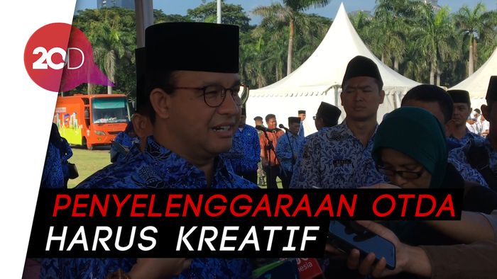 Anies Jadi Inspektur Upacara Hari Otonomi Daerah 2019