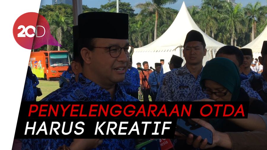 Anies Jadi Inspektur Upacara Hari Otonomi Daerah 2019