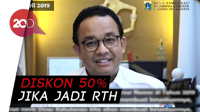 Anies Naikkan PBB Lahan Kosong 200% Jika Telantar