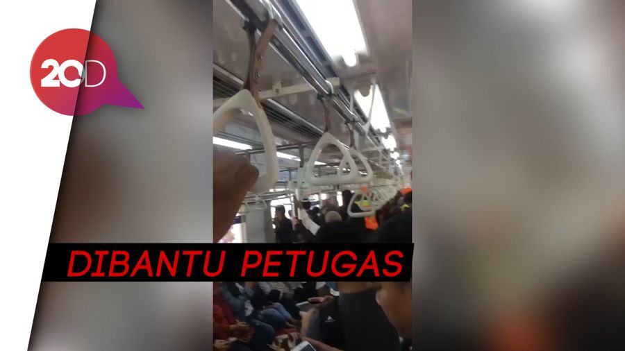 Detik-detik Wanita Melahirkan di Dalam KRL di Stasiun UI