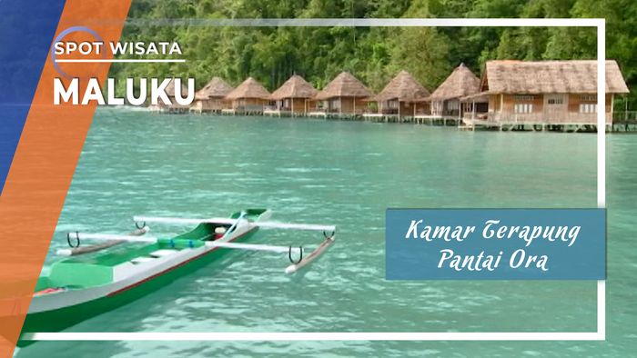 Pemandangan Bawah Laut dan Kamar Terapung di Pantai Ora