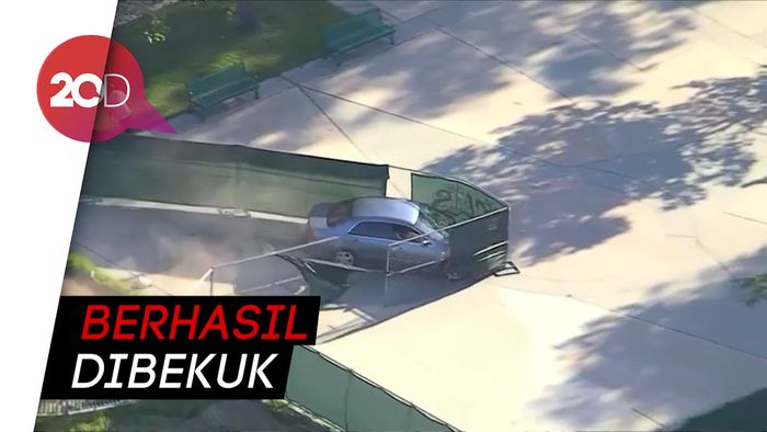 Bak Film! Aksi Kejar-kejaran Polisi dan Penjahat di California