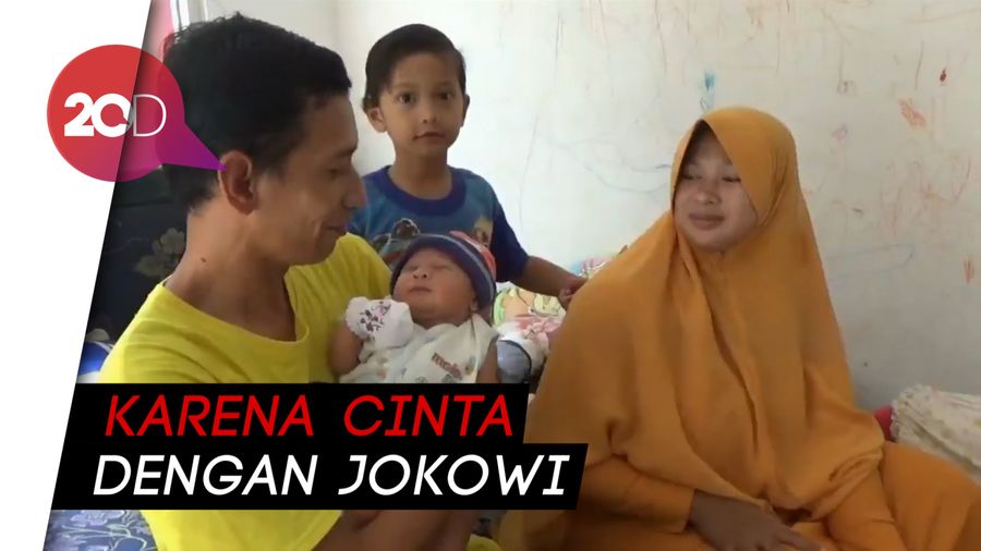 Lahir di Tengah Panas Pemilu, Bayi Ini Diberi Nama Jokowi Maruf