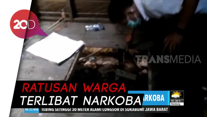 Penggerebekan Kampung Narkoba di Samarinda, Pelajar hingga PNS Diciduk