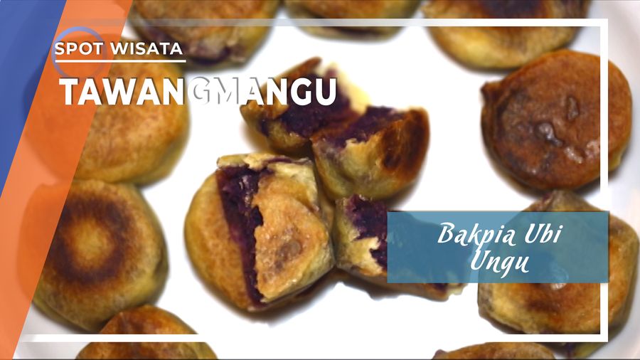 Buah Tangan Bakpia Ubi Ungu dari Tawangmangu, Jawa Tengah 