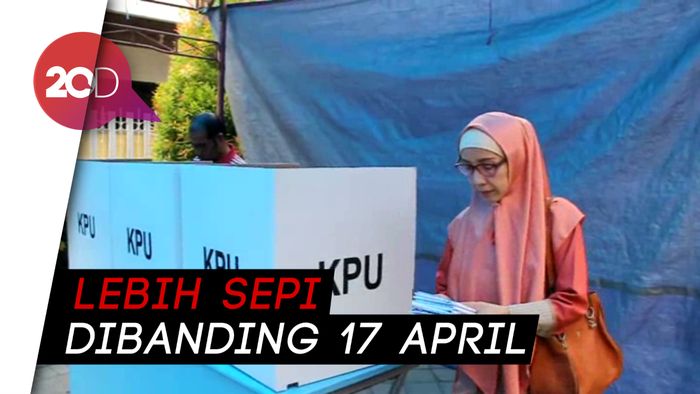 TPS 6 Makassar yang Gelar Pemungutan Suara Ulang Sepi