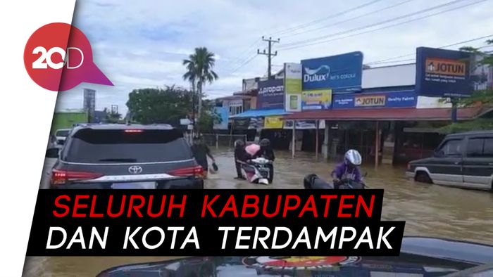 Bengkulu Dilanda Banjir Dahsyat, Jalur Transportasi Lumpuh