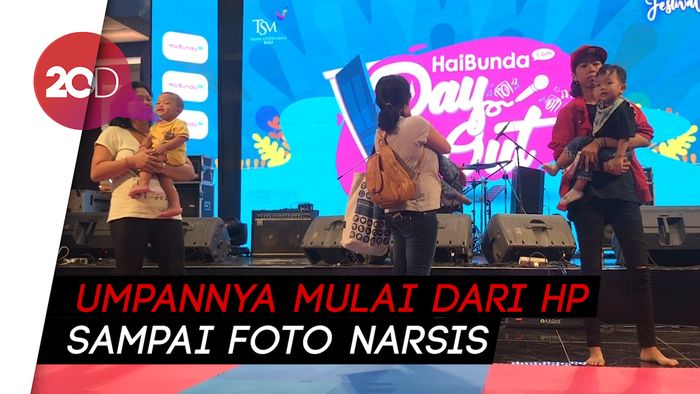 Intip Keseruan Lomba Merangkak Bayi di HaiBundas Day Out