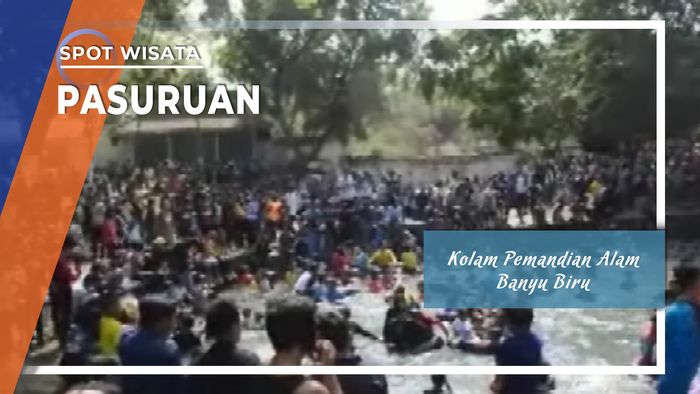 Kolam Pemandian Alam Banyu Biru Peninggalan Majapahit di Pasuruan