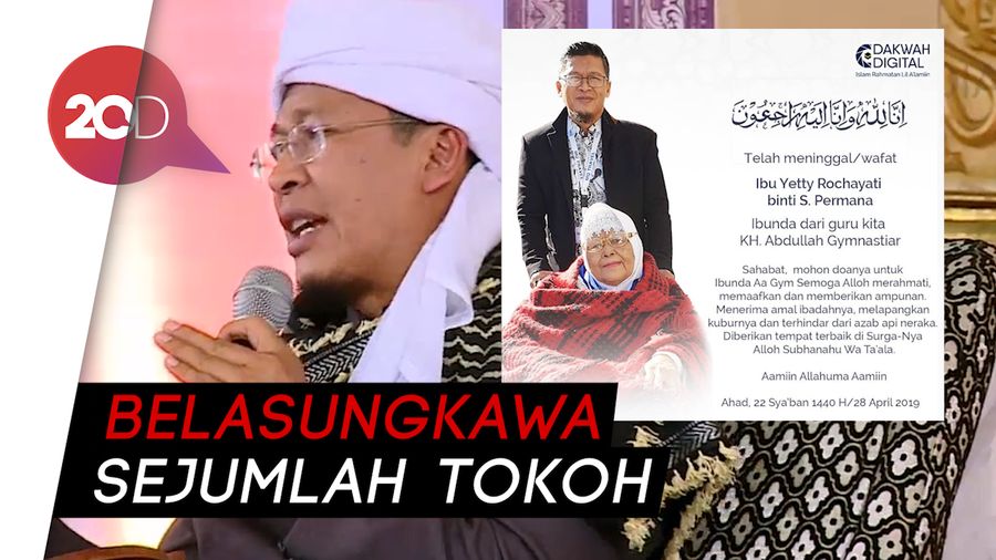 Ibunda Aa Gym Meninggal, Marini Zumarnis hingga Ahok Turut Berduka