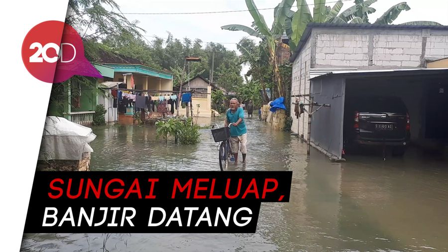 Dahsyatnya Banjir di Bojonegoro, Ratusan Rumah Terdampak