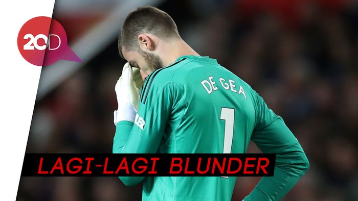 Kemenangan MU Sirna Gara-gara Blunder De Gea