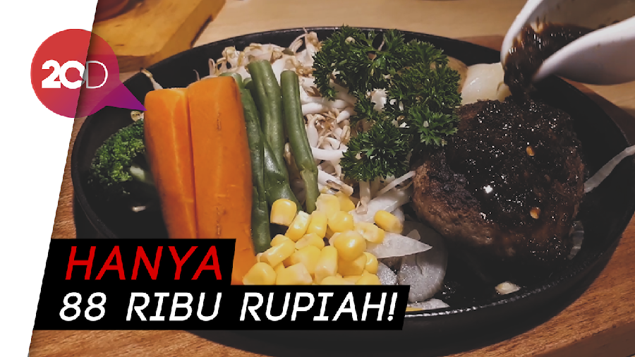 Perut Kenyang Santap Hamburg Steak Lezat Berukuran 120 Gram